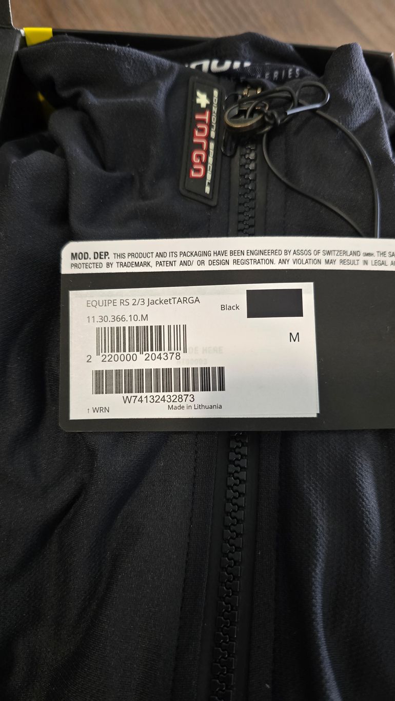 Použité Assos RS Spring Jacket bike — obrázek 5 z 14