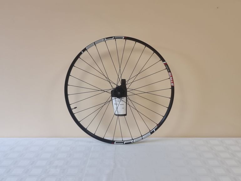 Used Stans Notubes Crest MK3 29" 15x110 Boost and 12x142 Shimano HG Wheelset bike — image 6 of 9