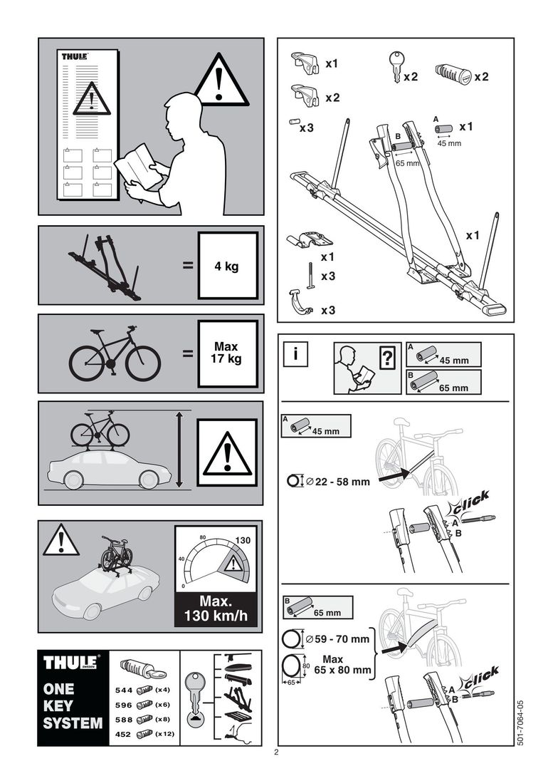 Used Thule FreeRide 530 Roof Bike Rack bike — image 5 of 5