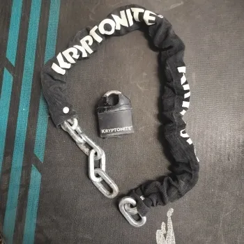 Used Kryptonite Chain Lock with Padlock bike — image 3 of 5