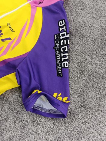 Used Ekoi maillot velo homme taille xl -20 6219 cyclisme route respirant ardéchoise 25 ème bike — image 3 of 7
