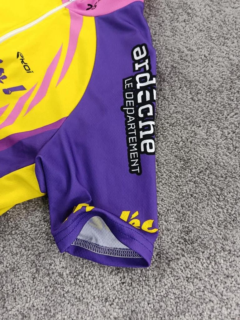 Used Ekoi maillot velo homme taille xl -20 6219 cyclisme route respirant ardéchoise 25 ème bike — image 3 of 7