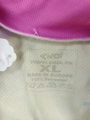 Used Ekoi maillot velo homme taille xl -20 6219 cyclisme route respirant ardéchoise 25 ème bike — image 5 of 7