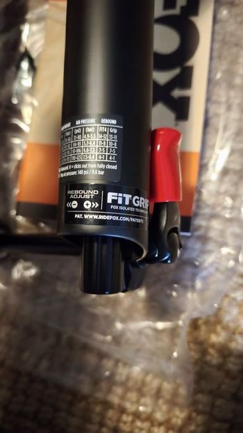 Used Fox 2026_25 PERFORMANCE 38 FLOAT 29 180MM GRIP 2026 bike — image 4 of 5
