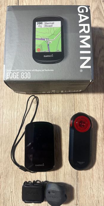 Used Garmin Edge 830 + Varia RTL515 + Speed and Cadence Sensors 2022 bike