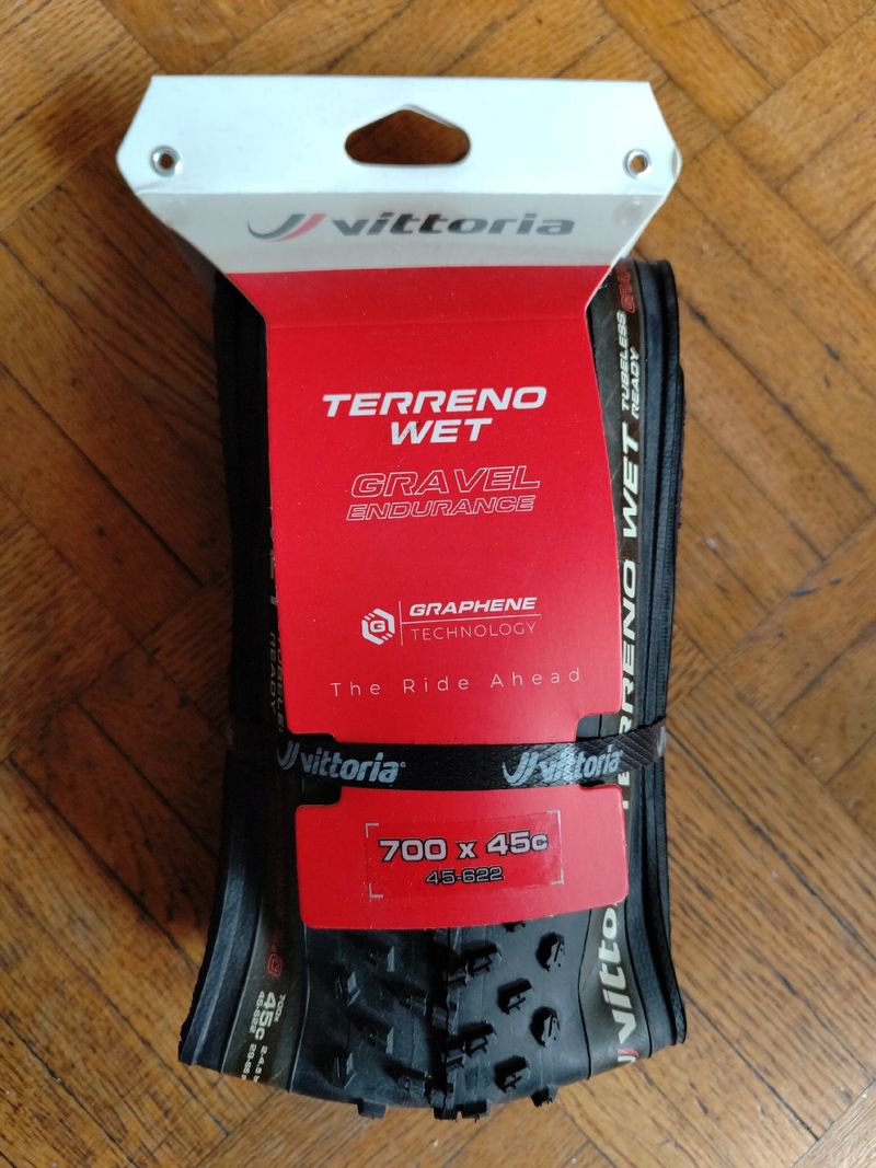 Used Vittoria Terreno Wet Gravel Endurance 700x45 2025 Tyres & Tubes