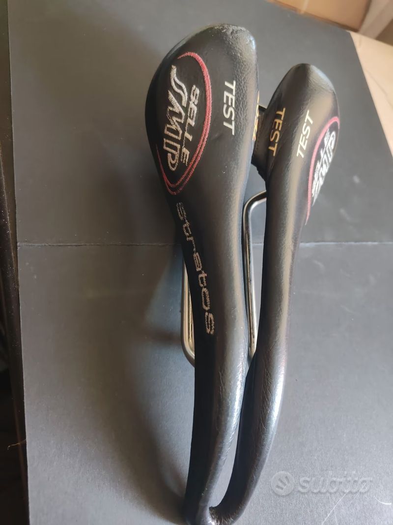 Selle Smp Stratos Pelle Nera Saddles & Seatposts usato