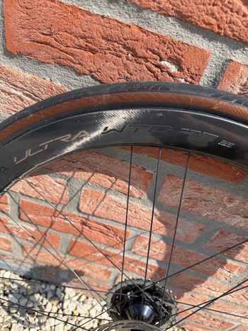 Used Campagnolo Bora Ultra WTO 45 C23 Disc Brake bike — image 6 of 8