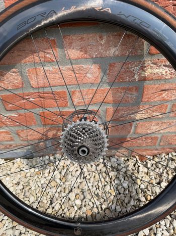 Used Campagnolo Bora Ultra WTO 45 C23 Disc Brake bike — image 8 of 8