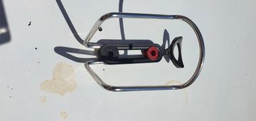BTWIN Porte-bidon anodisé chrome bike usato — immagine 2 di 2