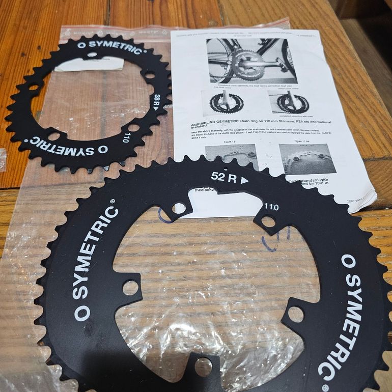 Used O.symetric Symmetric Chainrings Set 2014 bike — image 2 of 5