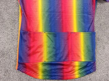 Gebrauchtes sans maillot velo homme taille xl-02 7780 cyclisme route respirant 90's retro bike — Bild 4 von 5