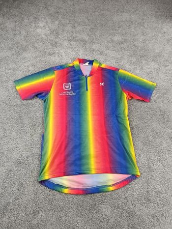 Gebrauchtes sans maillot velo homme taille xl-02 7780 cyclisme route respirant 90's retro bike