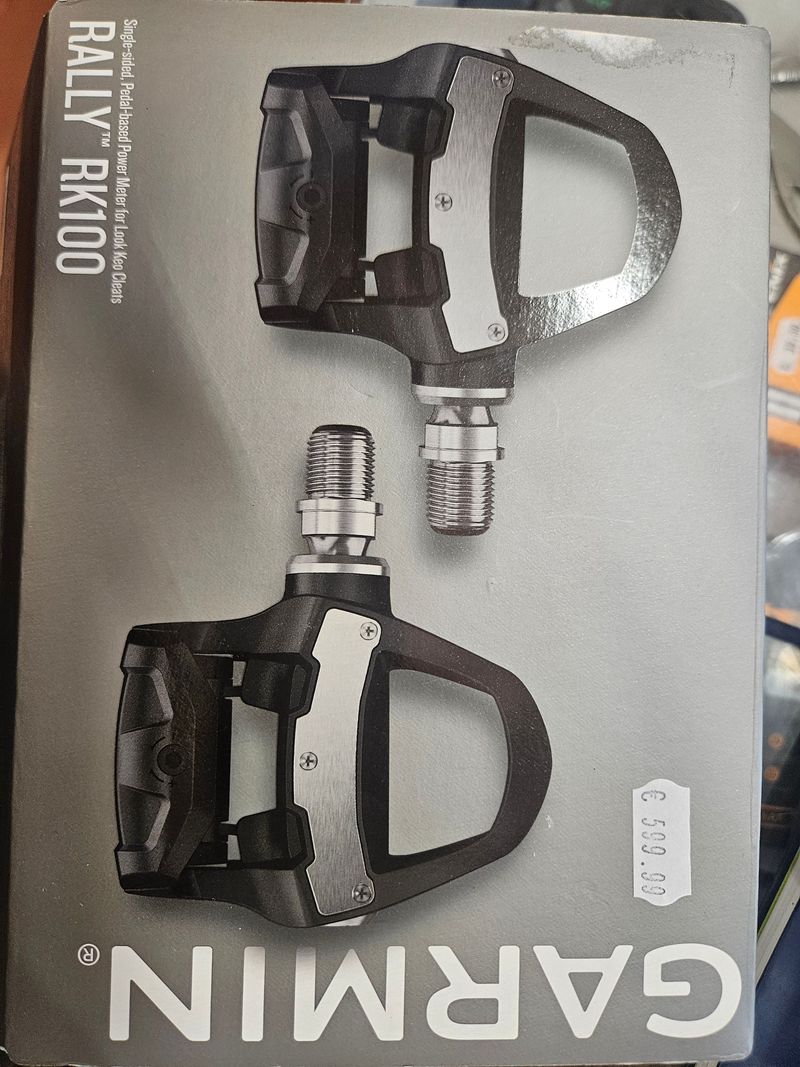 Used Garmin Rally RK100 Power Meter Pedals Drivetrain & Pedals