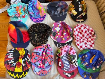 Used Cinelli 12xCinelli Cycling Caps + 1 Free bike