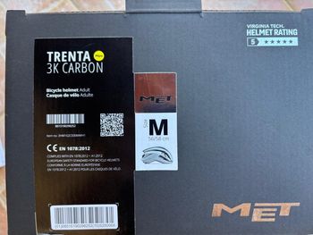 Used MET Trenta 3K Carbon Helmet M 2026 bike — image 7 of 7