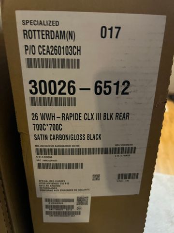 Tweedehands Specialized Roval Rapide CLX III 2026 bike — afbeelding 1 van 3