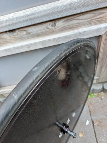Used HED. 10-speed Disc Wheel Clincher bike — image 5 of 5