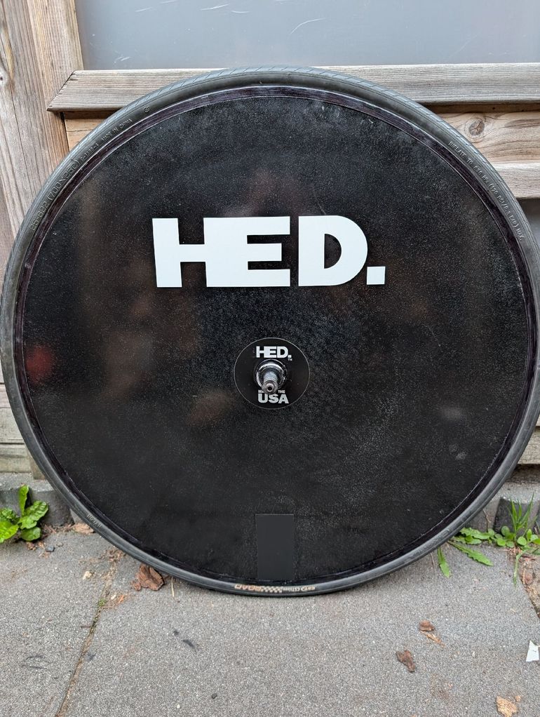Used HED. 10-speed Disc Wheel Clincher bike — image 3 of 5