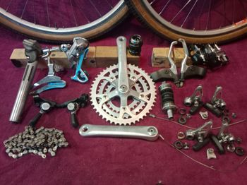 Used Shimano Gruppo completo Deore mtb, mountain bike, vintage 1989 bike — image 3 of 9