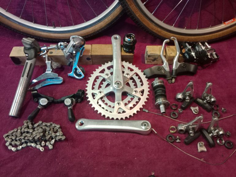 Used Shimano Gruppo completo Deore mtb, mountain bike, vintage 1989 bike — image 3 of 9