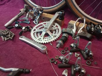 Used Shimano Gruppo completo Deore mtb, mountain bike, vintage 1989 bike — image 7 of 9