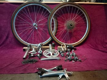 Used Shimano Gruppo completo Deore mtb, mountain bike, vintage 1989 bike