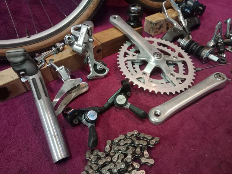 Used Shimano Gruppo completo Deore mtb, mountain bike, vintage 1989 bike — image 6 of 9