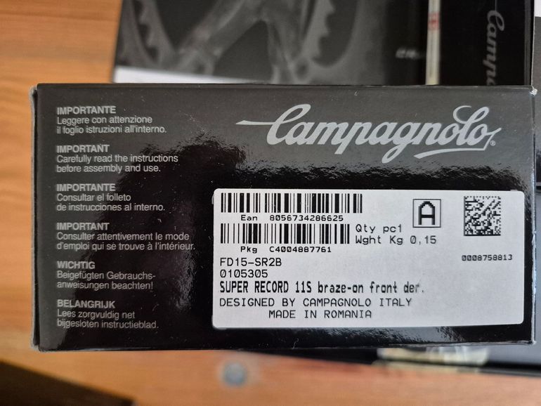 Used Campagnolo Super Record 11-fach Gruppe 2015 bike — image 9 of 12