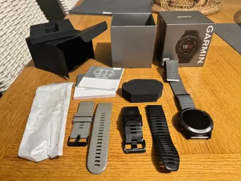 Used Garmin Fenix 6X Pro Solar bike — image 9 of 10