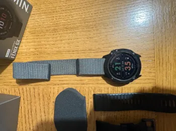 Used Garmin Fenix 6X Pro Solar bike — image 7 of 10
