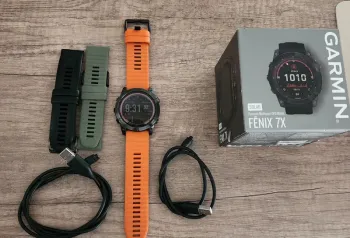 Used Garmin fenix 7x solar bike