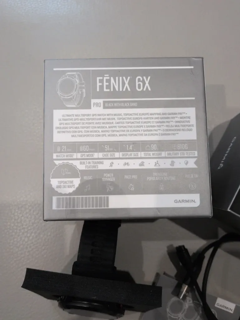 Garmin Fénix 6x pro bike d'occasion — image 6 sur 6