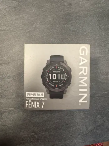 Used Garmin Fenix 7 Sapphire Solar bike — image 5 of 6