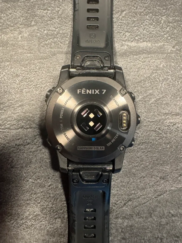 Used Garmin Fenix 7 Sapphire Solar bike — image 4 of 6
