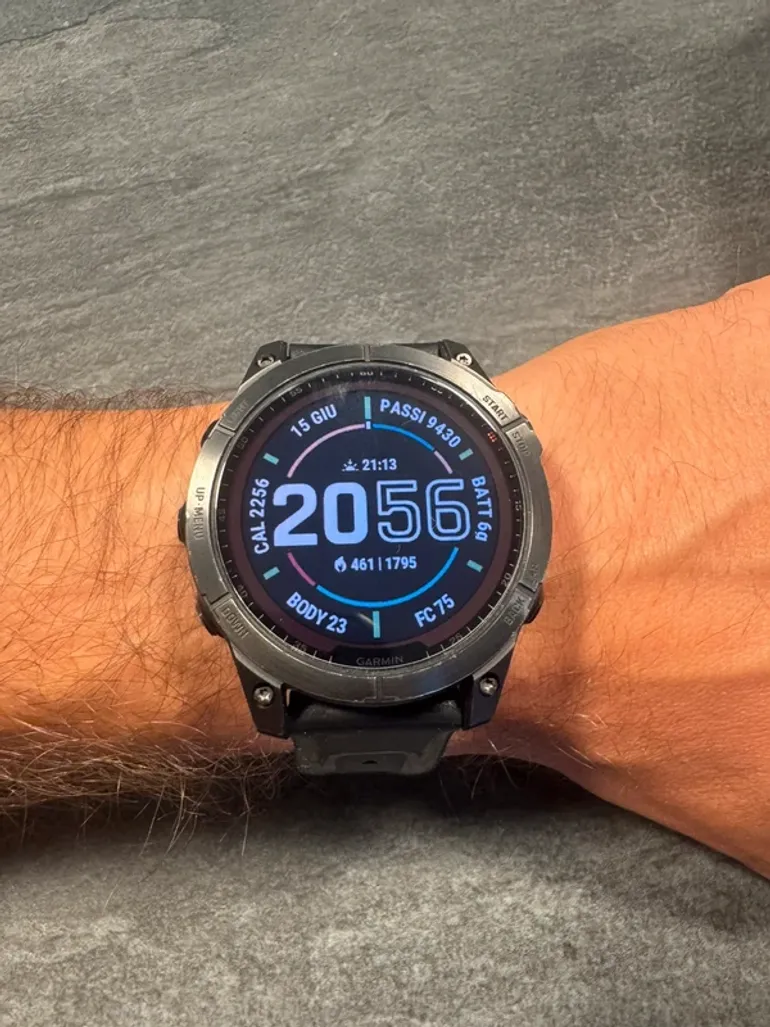 Used Garmin Fenix 7 Sapphire Solar bike — image 1 of 6