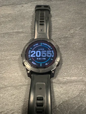 Used Garmin Fenix 7 Sapphire Solar bike — image 2 of 6