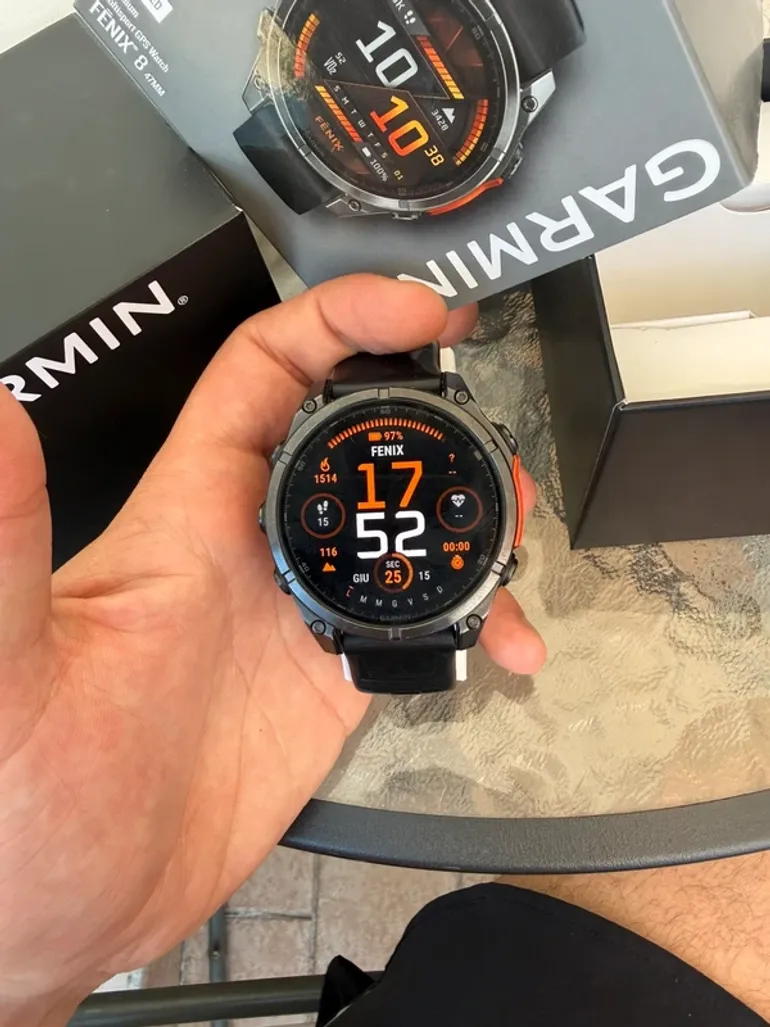 Used Garmin Fenix 8 AMOLED 47mm bike — image 1 of 9
