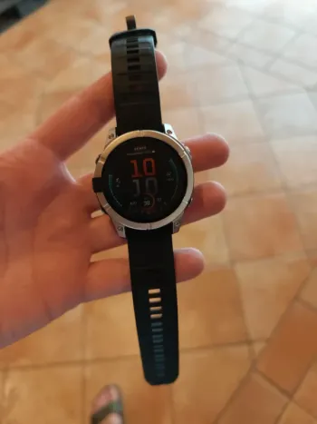 Used Garmin Fenix E 47mm bike