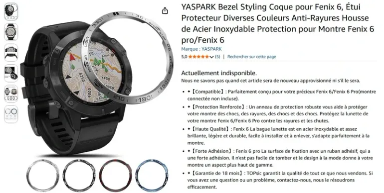 Garmin Fénix 6 Pro 2020 bike d'occasion — image 8 sur 10