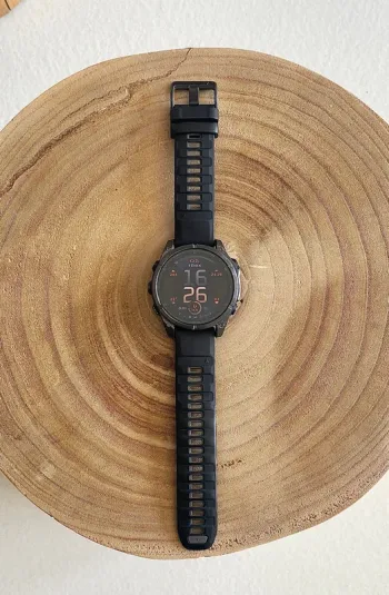 Used Garmin Fenix 8 47mm AMOLED Titanium Sapphire 2025 bike