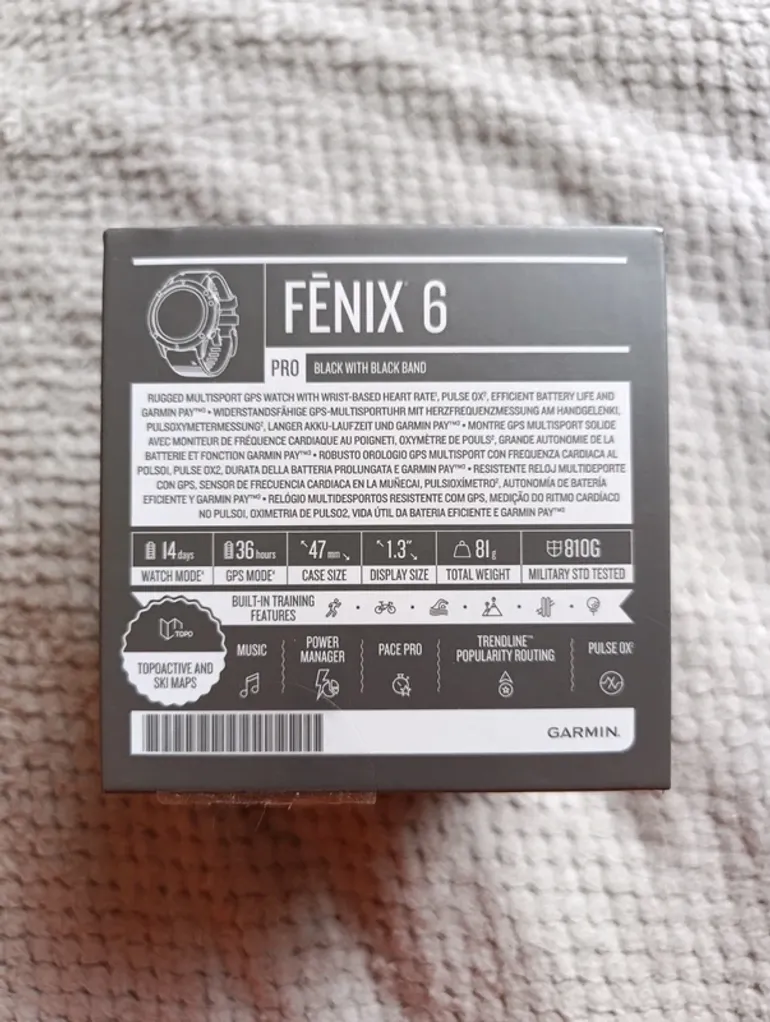 Garmin Fenix 6 pro bike d'occasion — image 6 sur 6