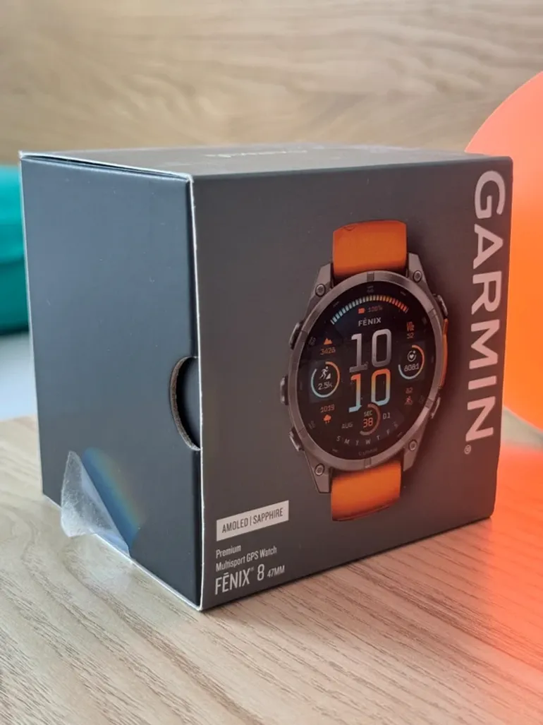 Used Garmin fēnix 8 47mm AMOLED Sapphire Titanium bike — image 2 of 4