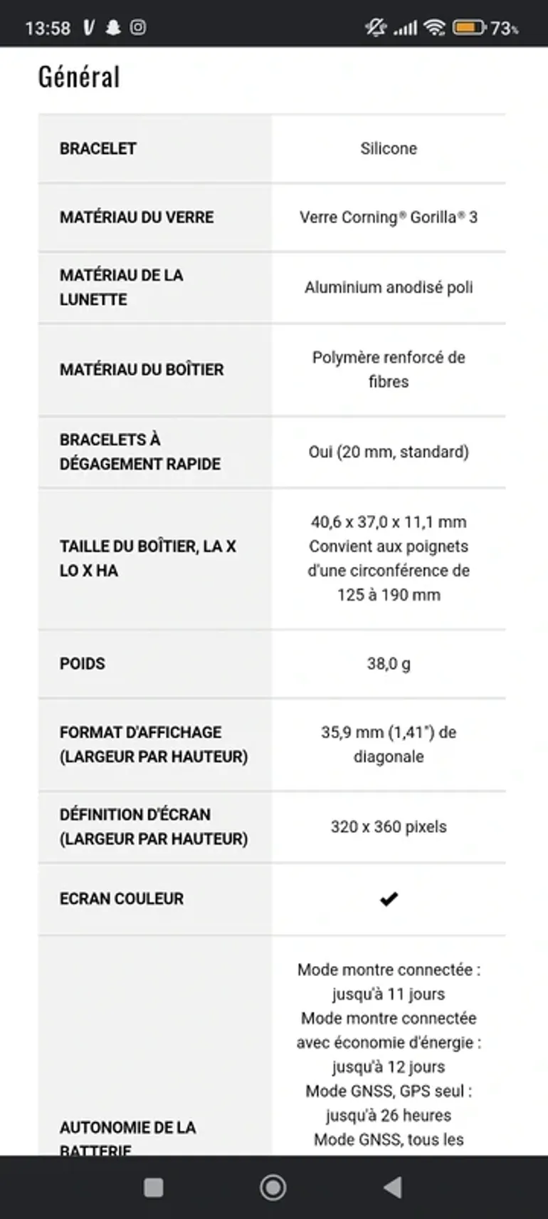 Garmin Venu 2S bike d'occasion — image 5 sur 15