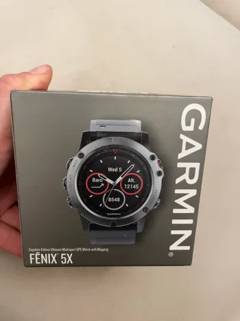 Used Garmin Fenix 5X bike