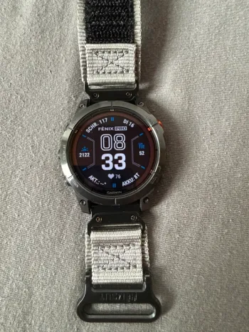 Used Garmin Fenix 7 Pro Solar bike