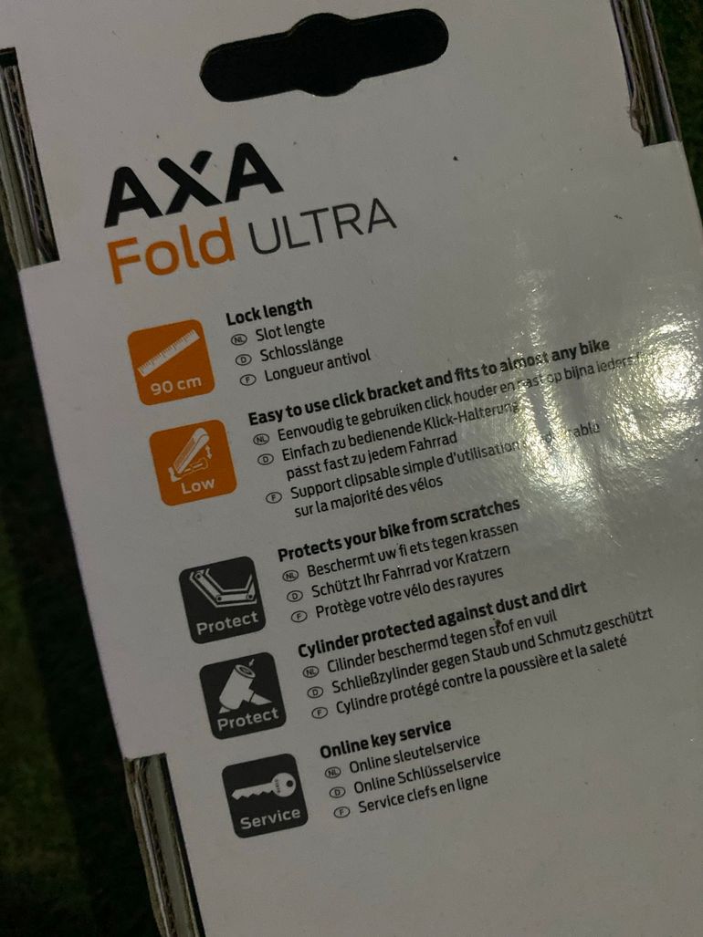 Used Axa Fold Ultra Fahrrad Faltschloss bike — image 2 of 2