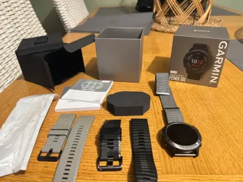 Used Garmin Fenix 6X Pro Solar bike — image 8 of 10