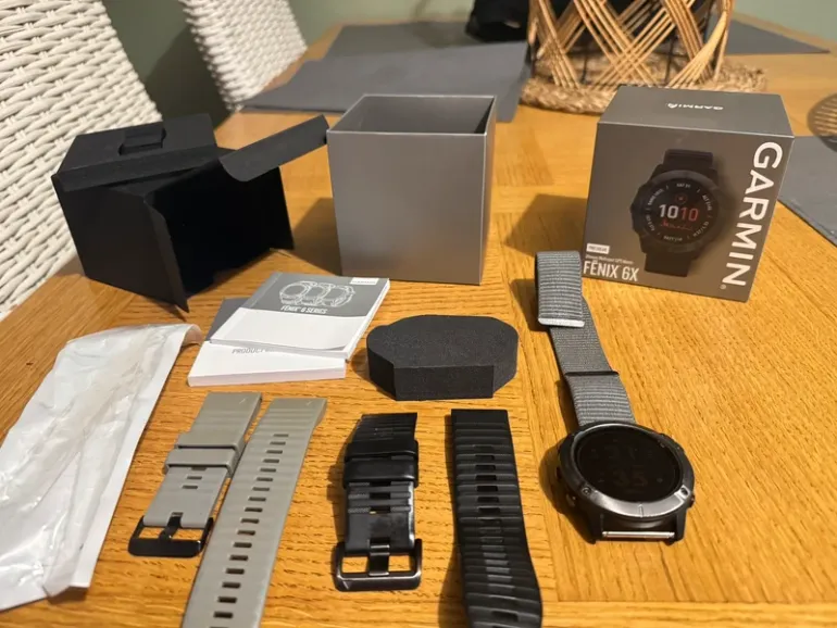 Used Garmin Fenix 6X Pro Solar bike — image 8 of 10