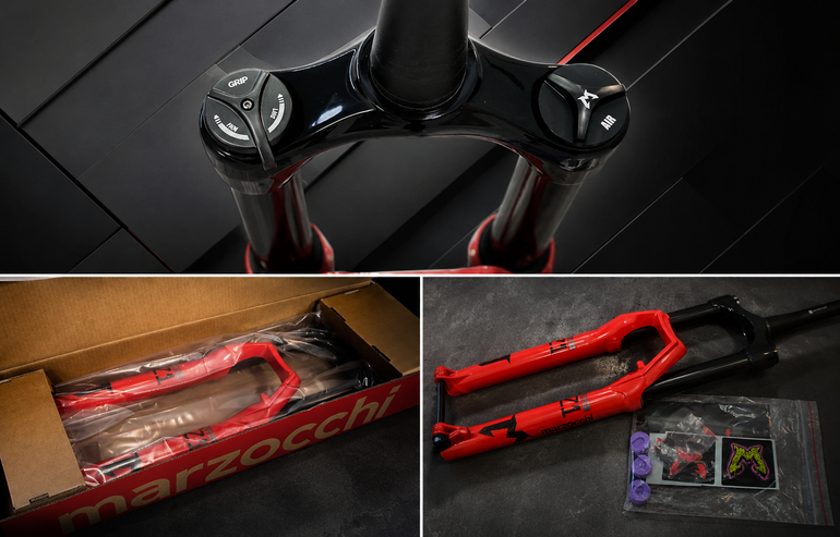 Used Marzocchi New Fork BOMBER 36 Z1 29" 170mm GRIP Sweep-Adj Boost 15x110 Conique déport 44mm – Rouge bike — image 2 of 5